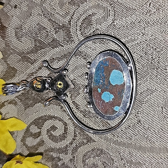 N3w African turquoise pendant - Picture 5 of 8